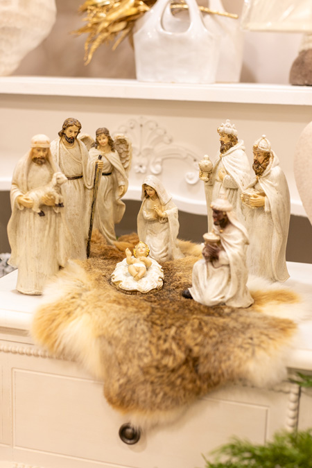 adornos de navidad: belén clásico